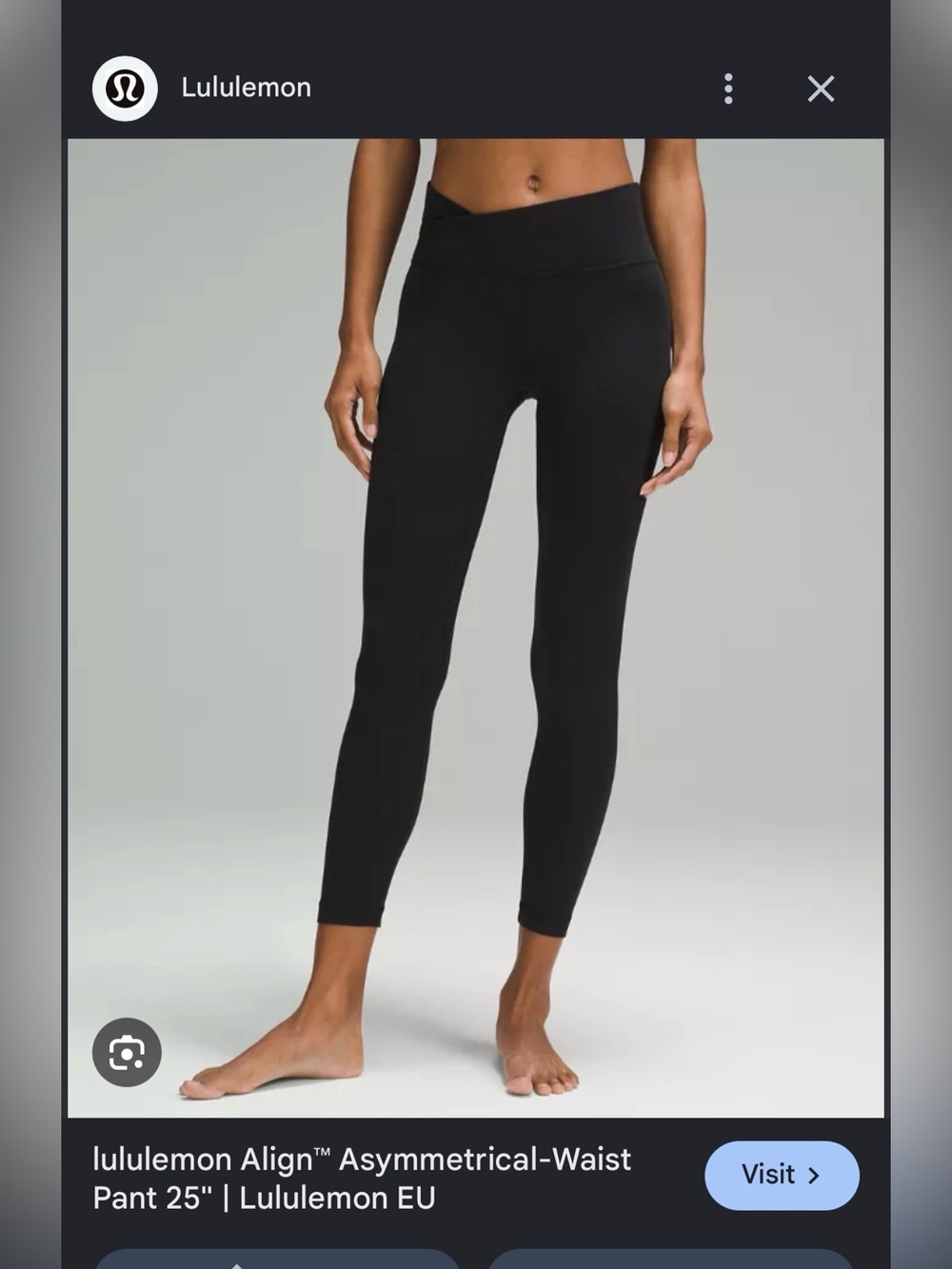 Lululemon Asymmetrical Aligns 25’
